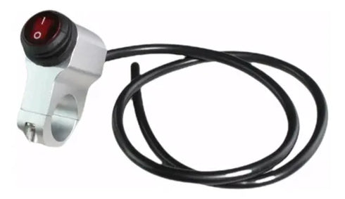 SWITCH DE ALUMINIO PARA MONTAJE EN MANILLARES DE 25mm (1")